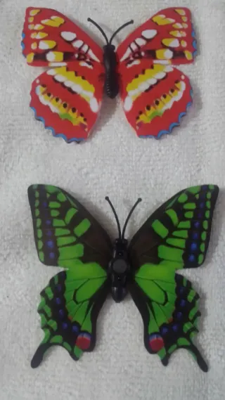 50 Mariposas Cartulina con iman son cincuenta