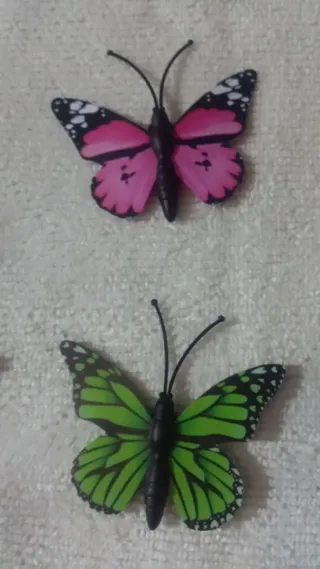50 Mariposas Cartulina con iman son cincuenta