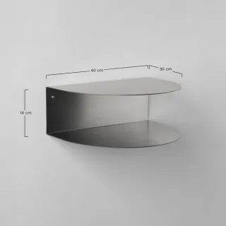 Pack 2 Mesitas Noche Flotantes Acero - Taifa Sklum