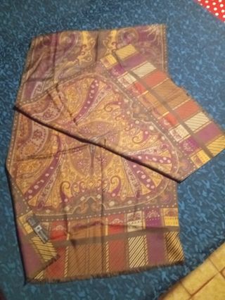 Sciarpa Gherardini in Seta Marrone Viola