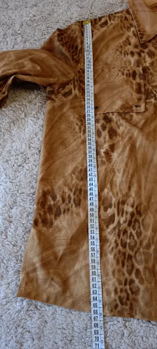 Camicia/Giacca Shatuo Stampa Animalier XL vintage