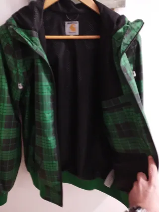 Chaqueta Carhartt cuadros verde M