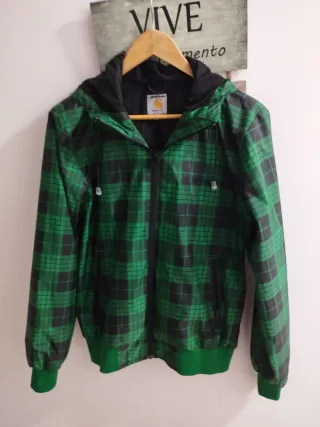 Chaqueta Carhartt cuadros verde M