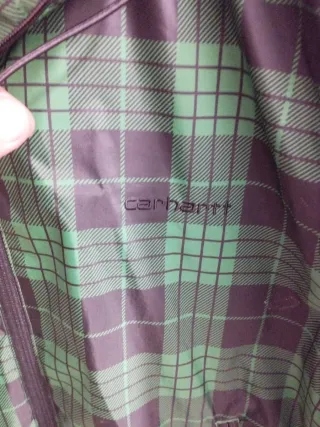Chaqueta Carhartt cuadros verde M