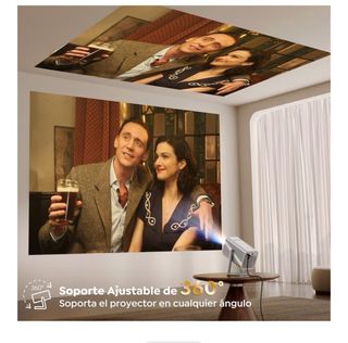 Proyector TOPTRO 4K Plata/Blanco