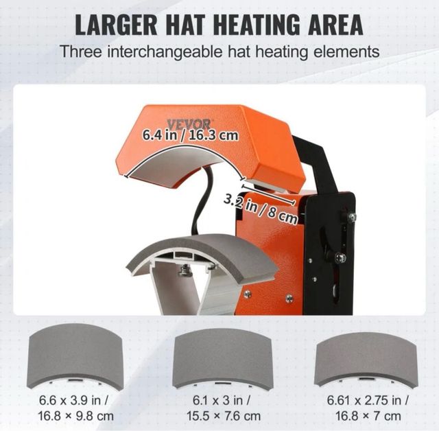 Pressa termica VEVOR 3 in 1 automatica