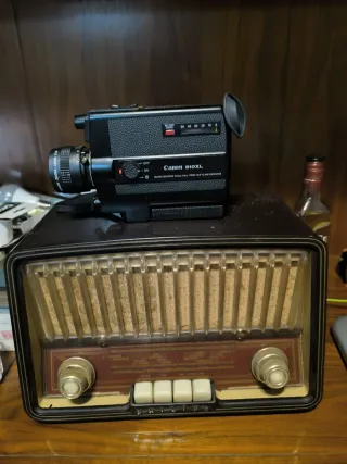Radio y Videocámara Antiguas Coleccionismo