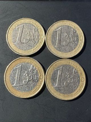 4 Monete da 1 Euro Grecia Gufo 2003,2004,2006,2008