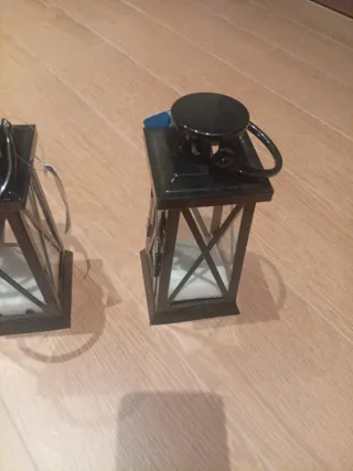 2 Candelabros Negros