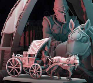 Carreta de Suministros Élfica