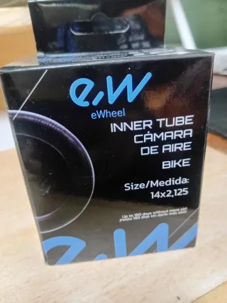 Cámara eWheel 14x2,125 para bici, pitorro grande