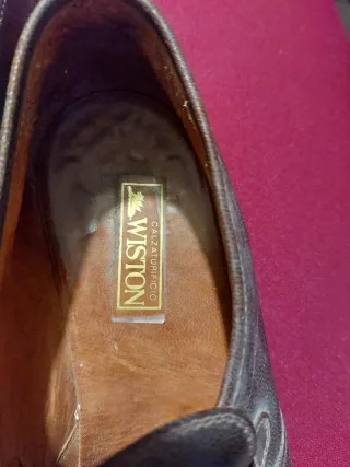 Scarpa uomo vintage pelle marrone