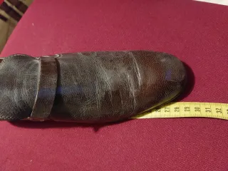 Scarpa uomo vintage pelle marrone