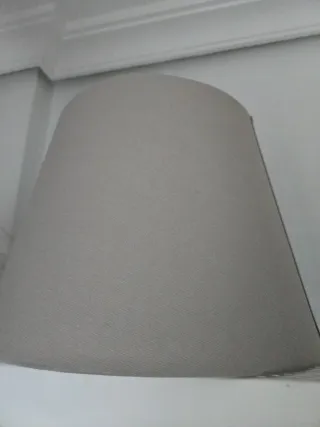 Pantalla Lámpara Pie Ikea Tela Beige