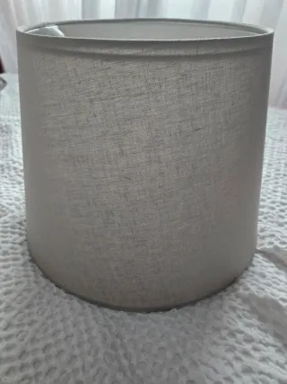 Pantalla Lámpara Pie Ikea Tela Beige