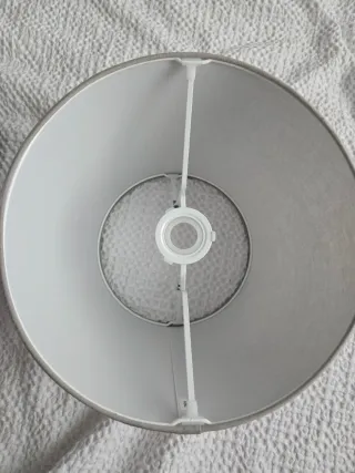 Pantalla Lámpara Pie Ikea Tela Beige