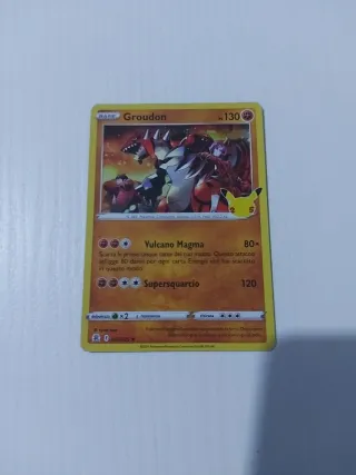 Carta Pokemon Groudon Base 130 HP