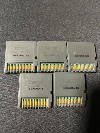 Lote 5 Juegos Nintendo DS: Cars, Spiderman, Mario.