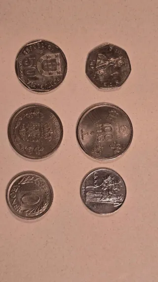 Colección de monedas antiguas