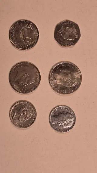 Colección de monedas antiguas