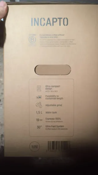 Cafetera Incapto Aura duo