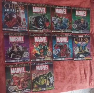 Lote 10 Revistas Ajedrez Marvel