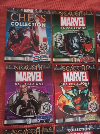 Lote 10 Revistas Ajedrez Marvel