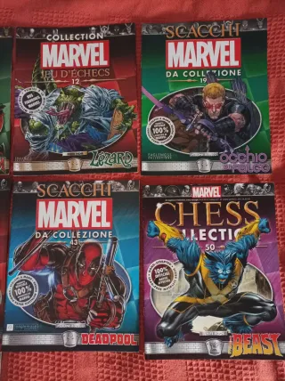 Lote 10 Revistas Ajedrez Marvel