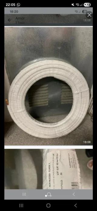 Rollo Tubo Cobre ACR BLS1DO CLASSE 1