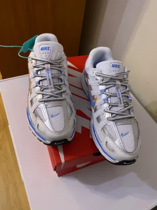 Nike P-6000 Plata y Azul