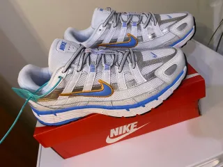 Nike P-6000 Plata y Azul