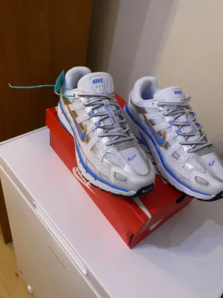 Nike P-6000 Plata y Azul
