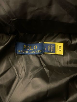 Piumino Ralph Lauren Nero Taglia L Nuovo