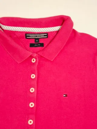 Polo Tommy Hilfiger Fucsia de chica talla/ M