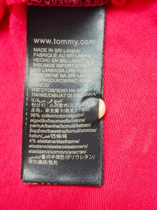 Polo Tommy Hilfiger Fucsia de chica talla/ M