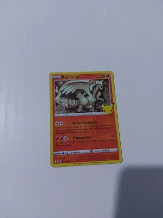 Carta Pokemon Reshiram Base 130 HP