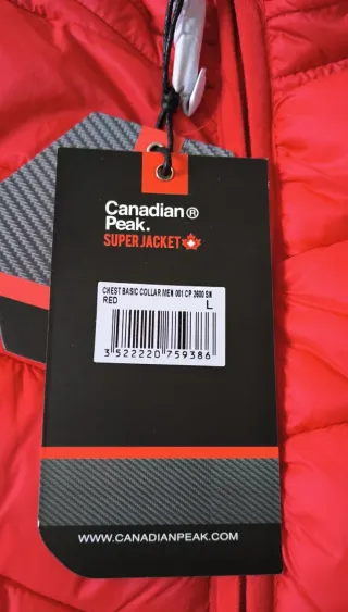 ♨️ Chaqueta Canadian Peak Roja Talla L