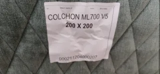 Colchón nuevo sin usar.