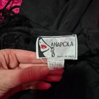 Vestitino nero vintage con pizzo