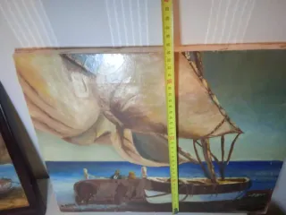 Cuadros oleo madra y lienzo