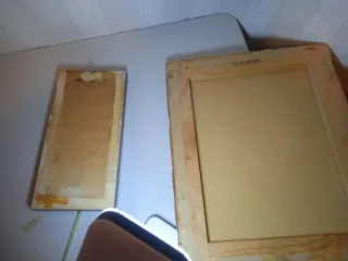 Cuadros oleo madra y lienzo