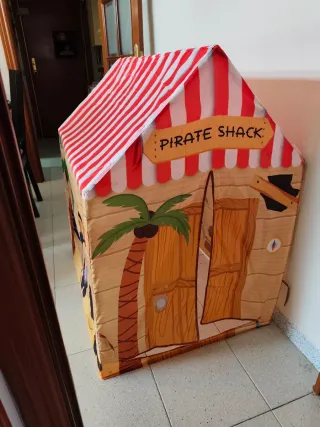 Tienda de campaña pirata para niños