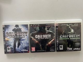Pacchetto Call of Duty PS3 (World at War, Black Ops, MW)