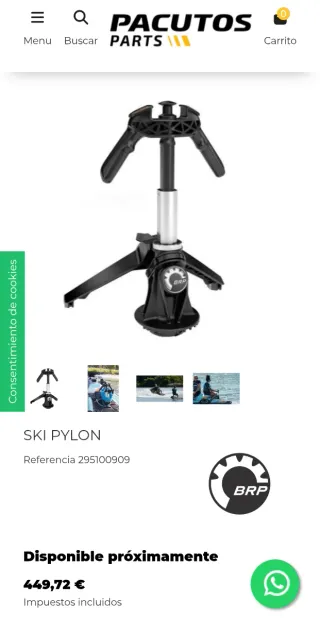 Pilón BRP Sea Doo jet sky