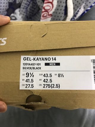 Asics Gel Kayano 14 Plata/Blanco