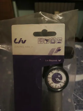 Pompa Bici Liv Control Mini 1+ con Manometro