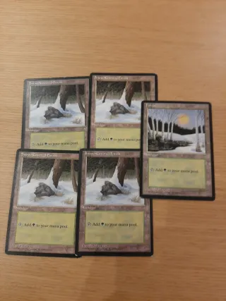 Pack Tierras Magic MTG - Ice Age