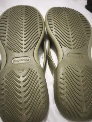 Chanclas verdes talla 44 nuevas