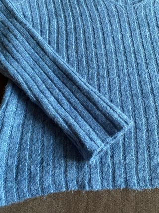 Jersey Mango azul 9% lana