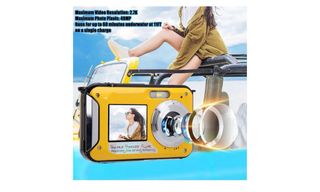 Chollo! Cámara Acuática Amarilla para Snorkel